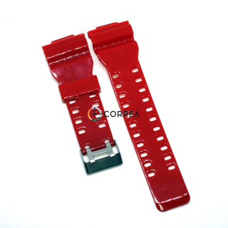 Силиконовый ремешок для часов Casio G-Shock GA-100 GA-110 красный RKCA-002